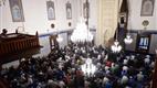 El presidente de Asuntos Religiosos Erbaş dirige la oración del alba en la Mezquita Haci Bayram