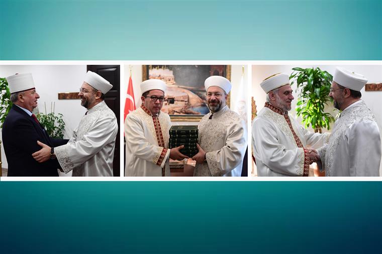 Balkan ülkeleri Diyanet İşleri Başkanlarından Diyanet’e ziyaret…