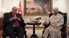 Diyanet İşleri Başkanı Erbaş, Almanya’nın Ankara Büyükelçisi Erdmann’ı  kabul etti
