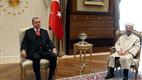 Cumhurbaşkanı Erdoğan, Diyanet İşleri Başkanı Erbaş'ı kabul etti