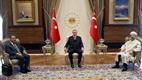 Cumhurbaşkanı Erdoğan, Diyanet İşleri Başkanı Erbaş'ı kabul etti