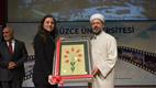 Diyanet İşleri Başkanı Erbaş, üniversite öğrencilerine konferans verdi