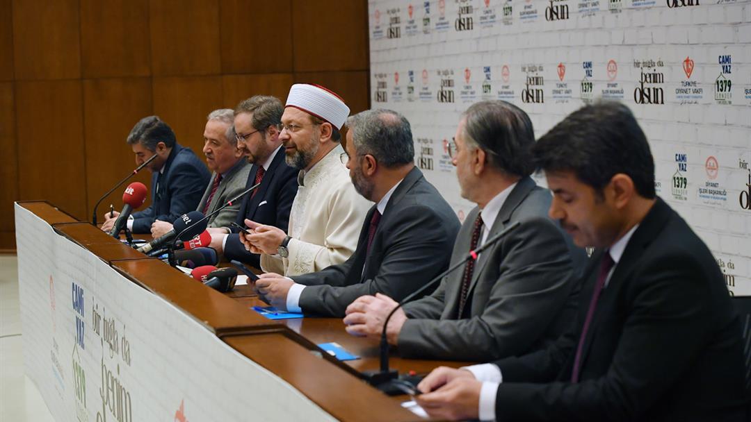 Diyanet “Bir Tuğla da Benim Olsun Kampanyası’nı başlattı 