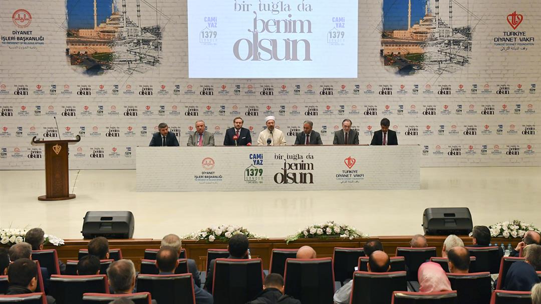 Diyanet “Bir Tuğla da Benim Olsun Kampanyası’nı başlattı 