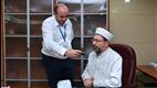 Diyanet İşleri Başkanı Erbaş, en yaşlı ve en küçük hacı adayı ile buluştu