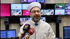 Başkan Erbaş, Diyanet TV’yi ziyaret etti