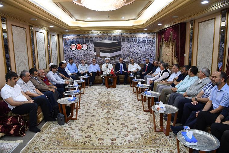 “Amacımız hacılarımızın ibadetlerini eksiksiz yapmalarını sağlamak”