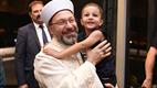 Diyanet İşleri Başkanı Erbaş, din görevlisinin evine misafir oldu