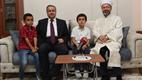 Diyanet İşleri Başkanı Erbaş, din görevlisinin evine misafir oldu