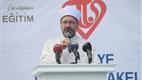“Gençlerimizi, milli ve manevi alanda daha nitelikli yetiştirmenin gayretindeyiz”