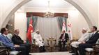 KKTC Cumhurbaşkanı Tatar, Diyanet İşleri Başkanı Erbaş’ı kabul etti