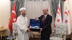 KKTC Cumhurbaşkanı Tatar, Diyanet İşleri Başkanı Erbaş’ı kabul etti