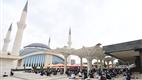 Diyanet İşleri Başkanı Erbaş, Ahmet Hamdi Akseki Camii’nde hutbe irad etti