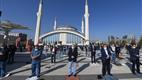 Diyanet İşleri Başkanı Erbaş, Ahmet Hamdi Akseki Camii’nde hutbe irad etti