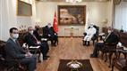 Diyanet İşleri Başkanı Erbaş, Almanya Büyükelçisi Schulz'u kabul etti