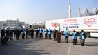“Yükü kardeşlik olan tırlarımız, inşallah selametle Azerbaycan’a ulaşacaktır”
