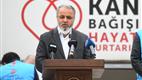 Diyanet İşleri Başkanı Erbaş’ın kan bağışı çağrısına destek