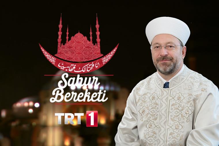 Diyanet İşleri Başkanı Erbaş, son sahurda TRT1’e konuk olacak