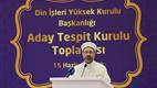 Din İşleri Yüksek Kurulu ‘Aday Üye’ seçimi yapıldı