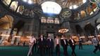 Diyanet İşleri Başkanı Prof. Dr. Ali Erbaş, Ayasofya Camii'nde incelemelerde bulundu