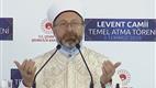 Barbaros Hayrettin Paşa Camii temeli dualarla atıldı