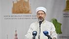 Diyanet İşleri Başkanı Erbaş, Kırgızistan Türkiye Manas Üniversitesi’nde konferans verdi