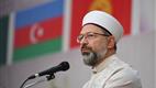Diyanet İşleri Başkanı Erbaş, Kırgızistan Türkiye Manas Üniversitesi’nde konferans verdi