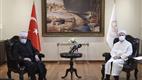 Diyanet İşleri Başkanı Erbaş, Kuzey Makedonya İslam Birliği Başkanı Fetahu’yu kabul etti