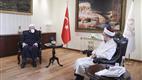 Diyanet İşleri Başkanı Erbaş, Karadağ İslam Meşihatı Başkanı Feyziç’i kabul etti