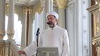 Diyanet İşleri Başkanı Erbaş, Teşvikiye Camii’nde hutbe irad etti