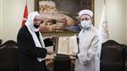 Suriye İslam Meclisi’nden Diyanet İşleri Başkanı Erbaş’a geçmiş olsun ziyareti