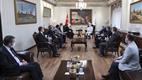 Suriye İslam Meclisi’nden Diyanet İşleri Başkanı Erbaş’a geçmiş olsun ziyareti