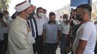 Diyanet İşleri Başkanı Erbaş, orman yangınında hayatını kaybeden çiftin yakınlarına taziyede bulundu