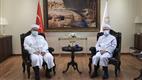 Diyanet İşleri Başkanı Erbaş, KKTC Din İşleri Başkanı Ünsal’ı kabul etti