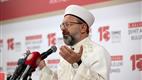 Diyanet İşleri Başkanı Erbaş, şehitler için dua etti