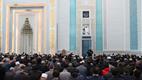 Diyanet İşleri Başkanı Erbaş, Ahmet Hamdi Akseki Camii’nde hutbe irad etti