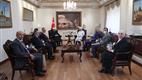 Filistin Vakıflar ve Din İşleri Bakanı Al-Bakri’den, Diyanet İşleri Başkanı Erbaş’a ziyaret