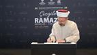 Diyanet İşleri Başkanı Erbaş, "Çizgilerle Ramazan" sergisini açtı