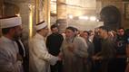 Diyanet İşleri Başkanı Erbaş, İstanbul’un Fethi’nin yıl dönümünde Ayasofya Camii’nde sabah namazında gençlerle buluştu