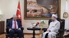 Diyanet İşleri Başkanı Erbaş, Kudüs Üniversitesi Rektörü Kishek’i kabul etti