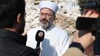 Diyanet İşleri Başkanı Erbaş, Adıyaman’da incelemelerde bulundu