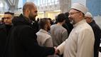 Diyanet İşleri Başkanı Erbaş, sabah namazında öğrencilerle buluştu