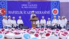 Diyanet İşleri Başkanı Erbaş, Ordu'da hafızlık icazet merasimine katıldı