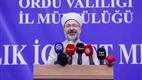 Diyanet İşleri Başkanı Erbaş, Ordu'da hafızlık icazet merasimine katıldı