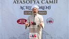 Diyanet İşleri Başkanı Erbaş, Fransa’da Ayasofya Camii’nin açılışını yaptı
