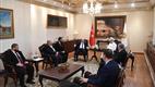 Diyanet İşleri Başkanı Erbaş, Suriye Vakıflar Bakanı Dr. Şükri’yi kabul etti