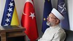Diyanet İşleri Başkanı Erbaş, Bosna Hersek'te EUFOR Türk Temsil Heyeti Başkanlığını ziyaret etti