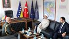 Diyanet İşleri Başkanı Erbaş, Bosna Hersek'te EUFOR Türk Temsil Heyeti Başkanlığını ziyaret etti