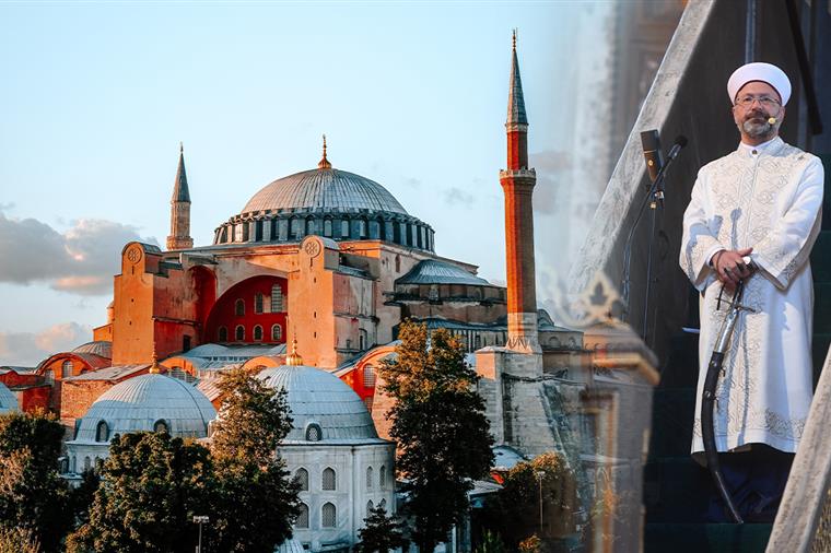 “Yüce Rabbimiz Ayasofya'nın açılışını mazlum yüreklerin özgürlüğüne vesile eylesin”
