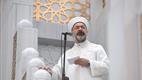 Diyanet İşleri Başkanı Erbaş, Ahmet Hamdi Akseki Camii’nde hutbe irad etti